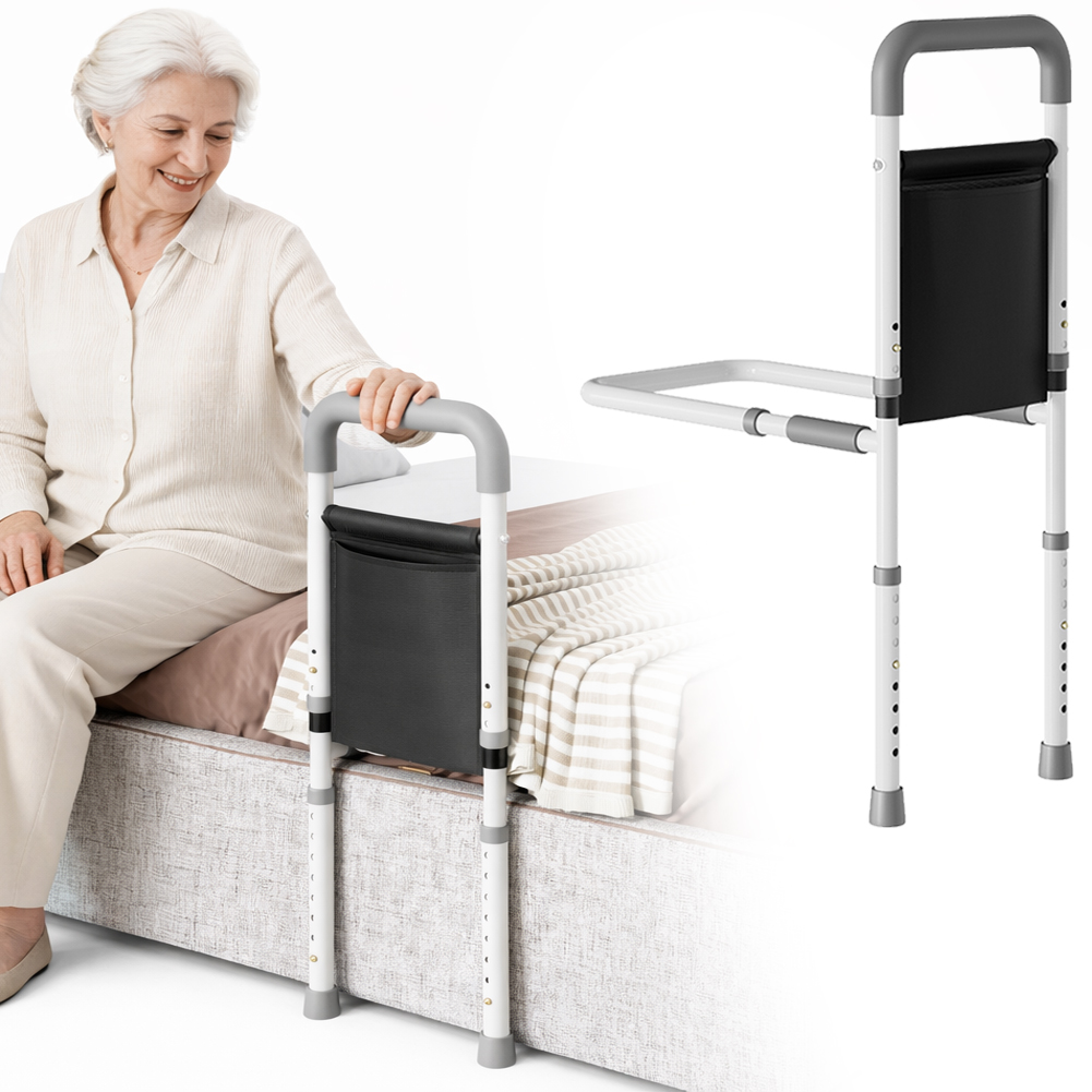 Sponda Letto per Anziani Bambini Disabili Mobilità Ridotta Cinture di Sicurezza